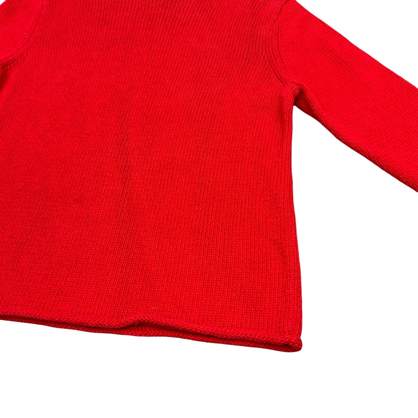Pendleton 100% Cotton Red Knitted Sweater Jumper Portland Oregon Medium