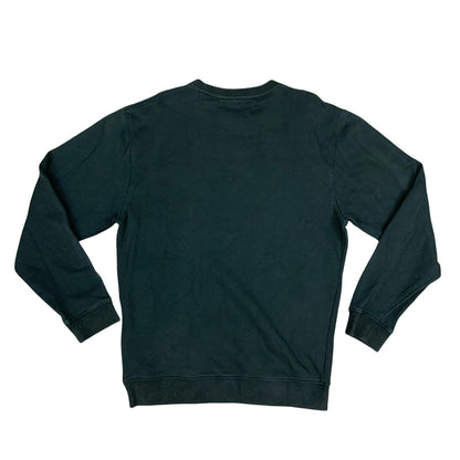 Vintage 90s Kappa Black Embroidered Spell-Out Logo Sweater Crewneck Jumper XL