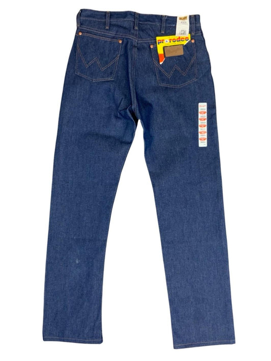 VTG UNWORN DEADSTOCK WRANGLER PRO RODEO THE OFFICIAL COMPETITION JEANS 34W 34L