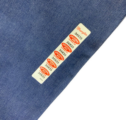 VTG UNWORN DEADSTOCK WRANGLER PRO RODEO THE OFFICIAL COMPETITION JEANS 34W 34L