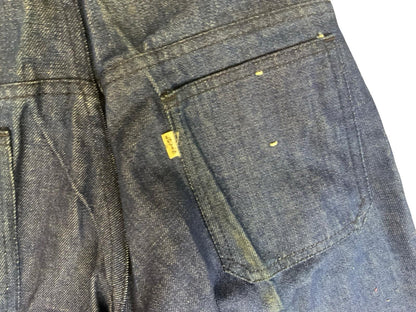 VTG RARE UNWORN LADIES 1970s LEVIS WHITE TAB DENIM FLARES JEANS S 8-10