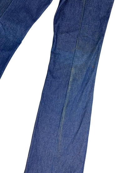VTG RARE UNWORN LADIES 1970s LEVIS WHITE TAB DENIM FLARES JEANS S 8-10