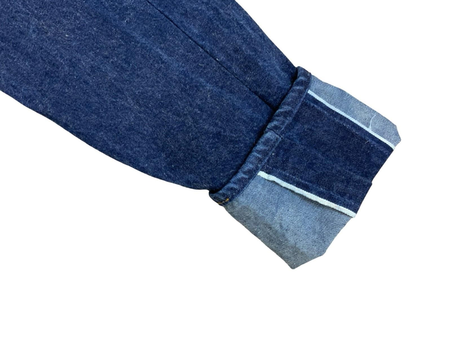VTG 1990s RARE USA LEVIS 555 VALENCIA ST 501 SELVEDGE REWORKED SLIM LEG 28W 33L