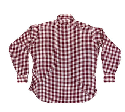 VTG 70s LEVIS BIG E WHITE TAB GINGHAM SHIRT WESTERN ROCKABILLY MOD SKINS XXL