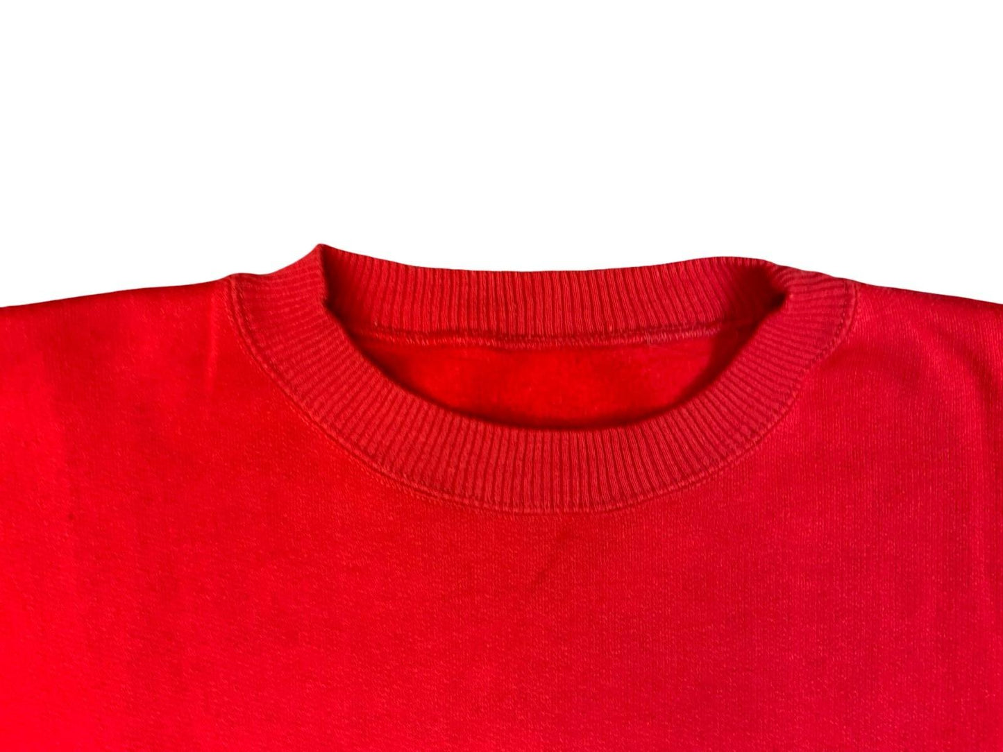 Vtg 80s Red USA Adventure Club Nebraska America Print Sweatshirt 2XL