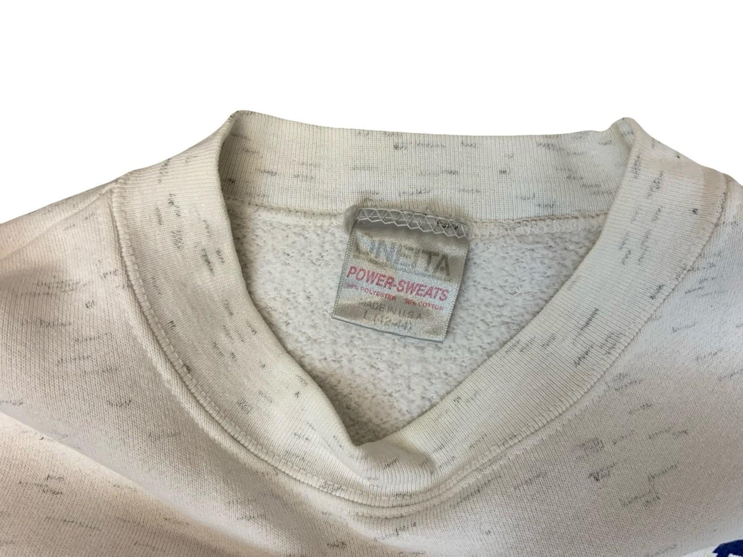 Vtg 90s USA Oneita Power Sweats Half Moon Bay California Print Sweatshirt L