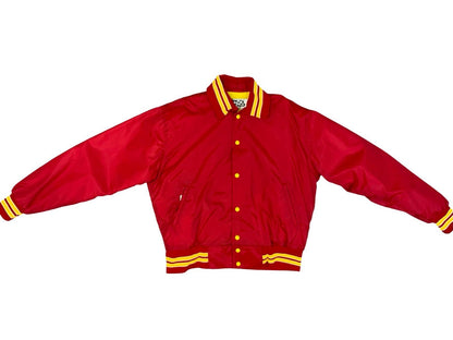 Vtg USA Red West Wind Red & Yellow Houston Texas Astros Nylon Varsity Jacket XL