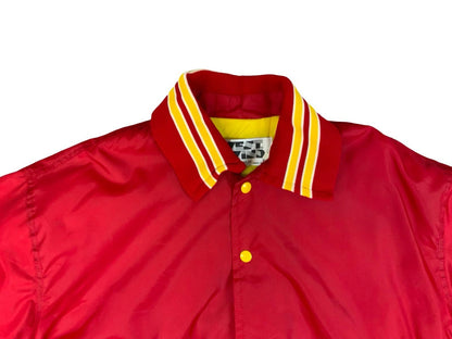 Vtg USA Red West Wind Red & Yellow Houston Texas Astros Nylon Varsity Jacket XL