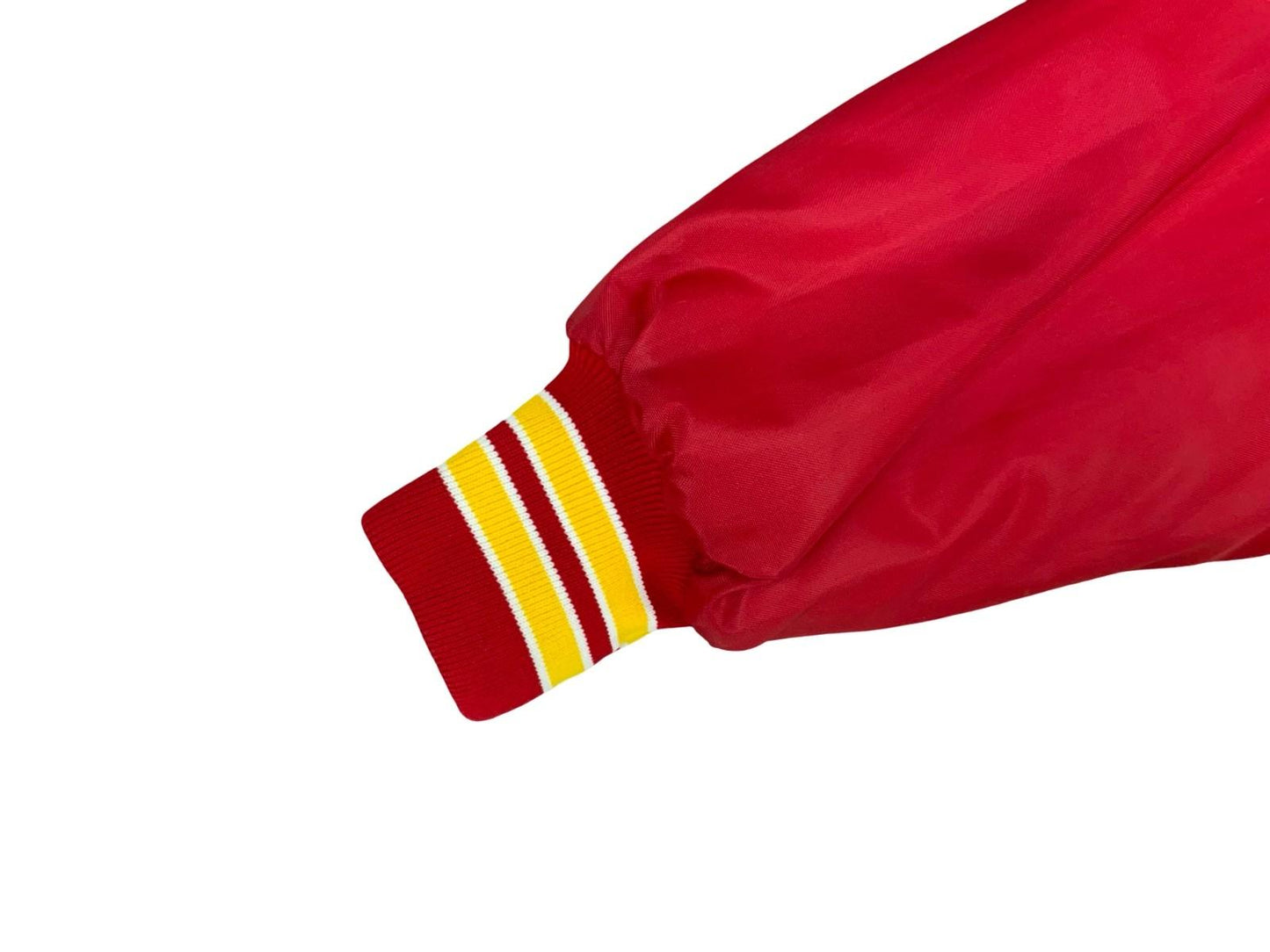 Vtg USA Red West Wind Red & Yellow Houston Texas Astros Nylon Varsity Jacket XL