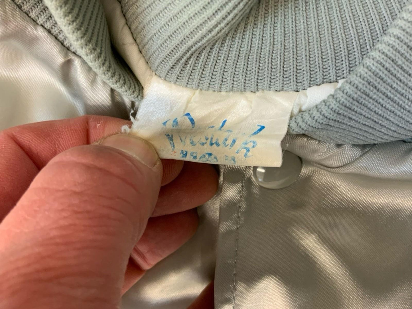 Vtg USA EZ Rodders Tennessee Hot Rod 34 Ford Embroidered Nylon Varsity Jacket L