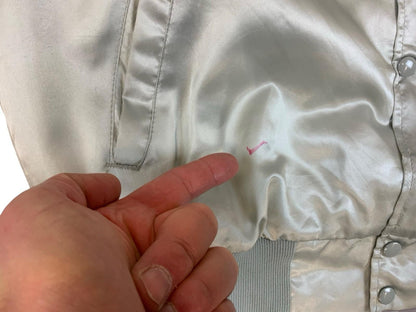 Vtg USA EZ Rodders Tennessee Hot Rod 34 Ford Embroidered Nylon Varsity Jacket L