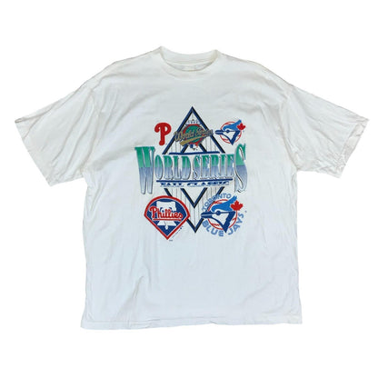 1993 World Series Rare Major League Baseball Toronto VS Phillies T-Shirt 2XL