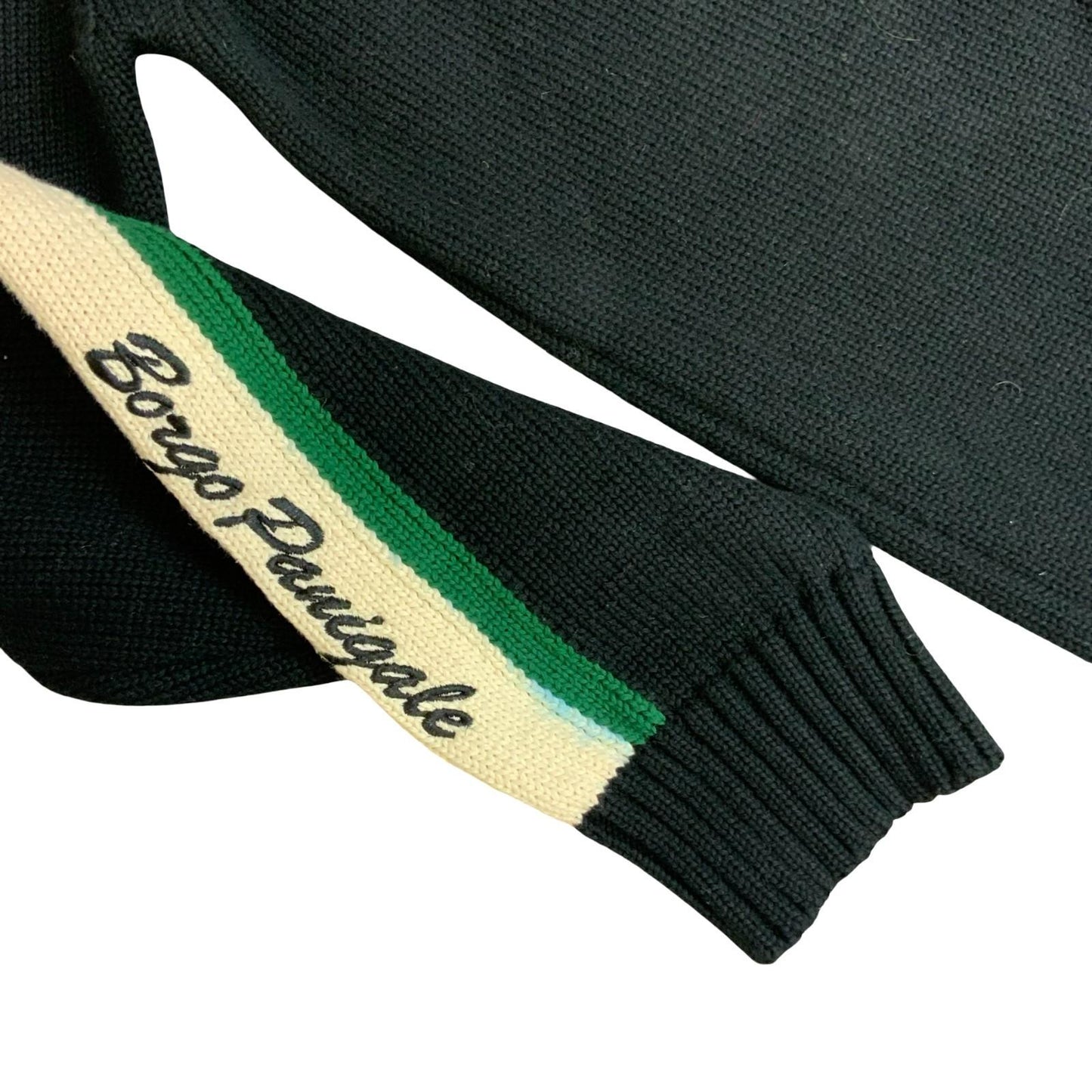 Vtg 90s 'Ducati' Black Italian Bike Track Race Pullover Knit Sweater Jumper M/L