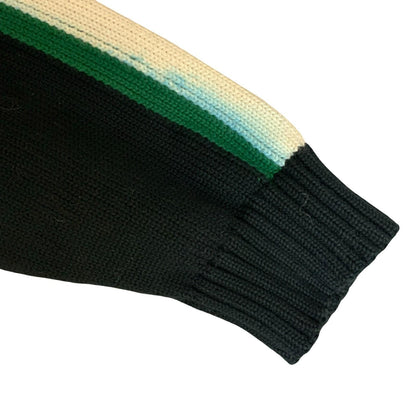 Vtg 90s 'Ducati' Black Italian Bike Track Race Pullover Knit Sweater Jumper M/L