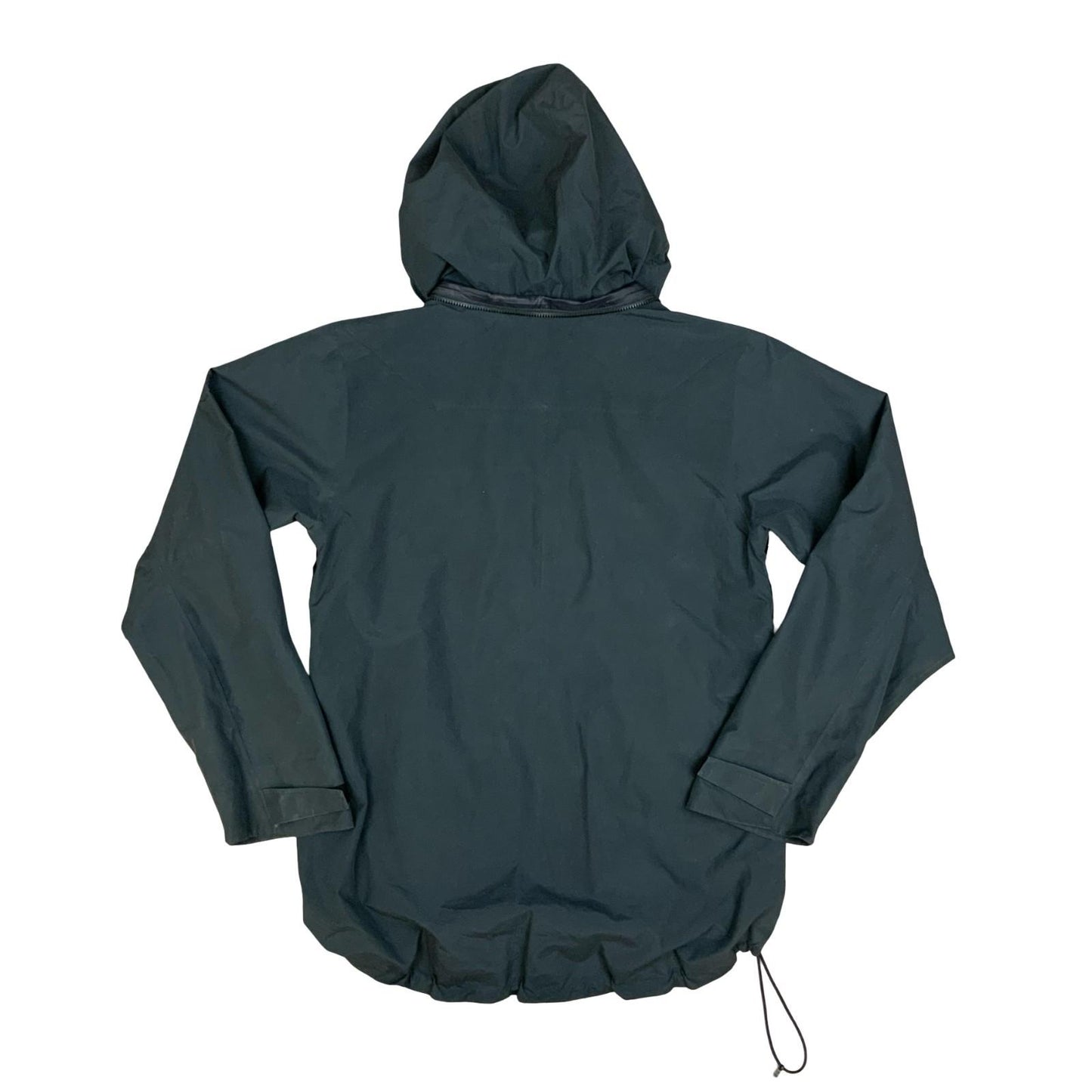 Mammut Black Waterproof Windbreaker Hooded Rain Coat Outdoor Jacket Medium