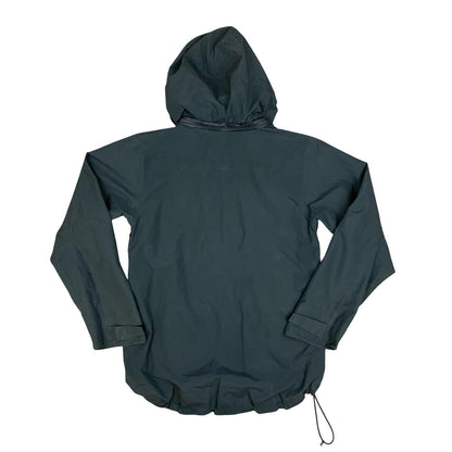 Mammut Black Waterproof Windbreaker Hooded Rain Coat Outdoor Jacket Medium