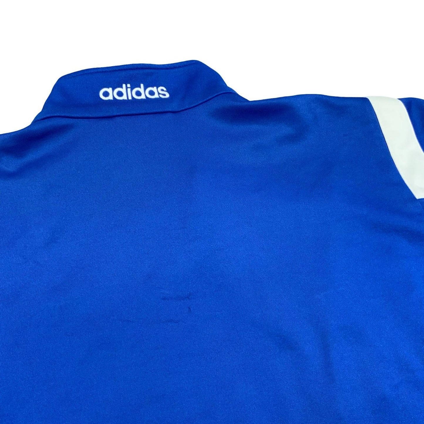 Vtg Retro 1990s Blue Adidas FC Bayern Munich Football Track Jacket Bundesliga XL