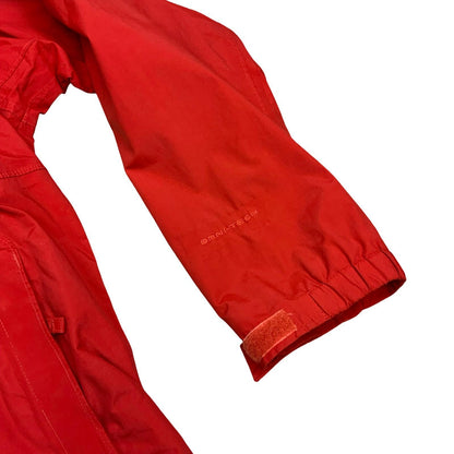 Red Columbia Interchange Omni-Tech Weatherproof Jacket Hiking Coat Medium