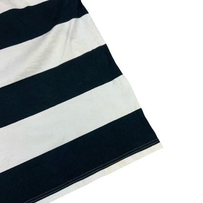 Canterbury Of New Zealand Grey White Black Button-Up Heavyweight Polo T-Shirt XL