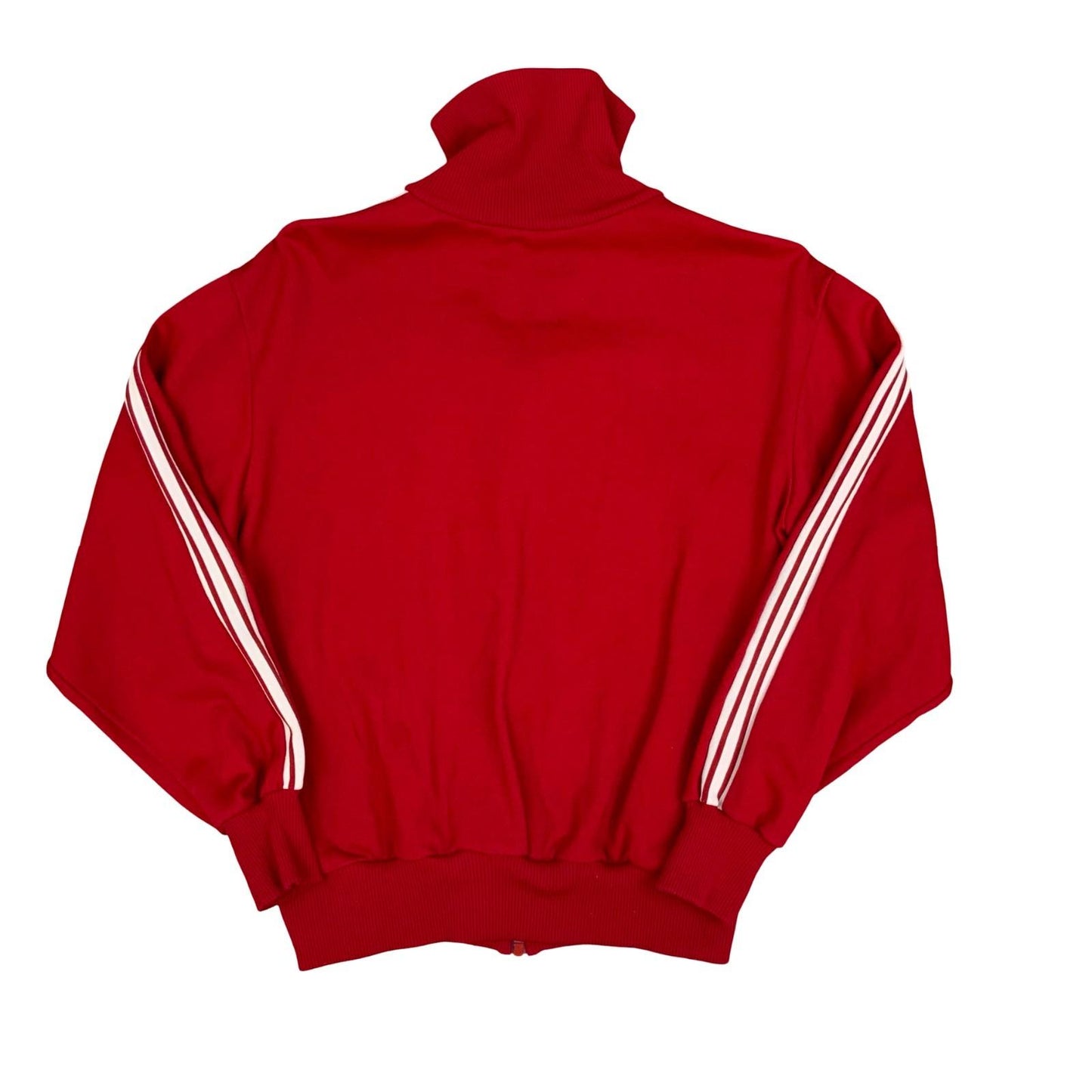 RARE Vtg 1970's Adidas Red Zip-Up Track Running Jacket Made In Yugoslavia M L