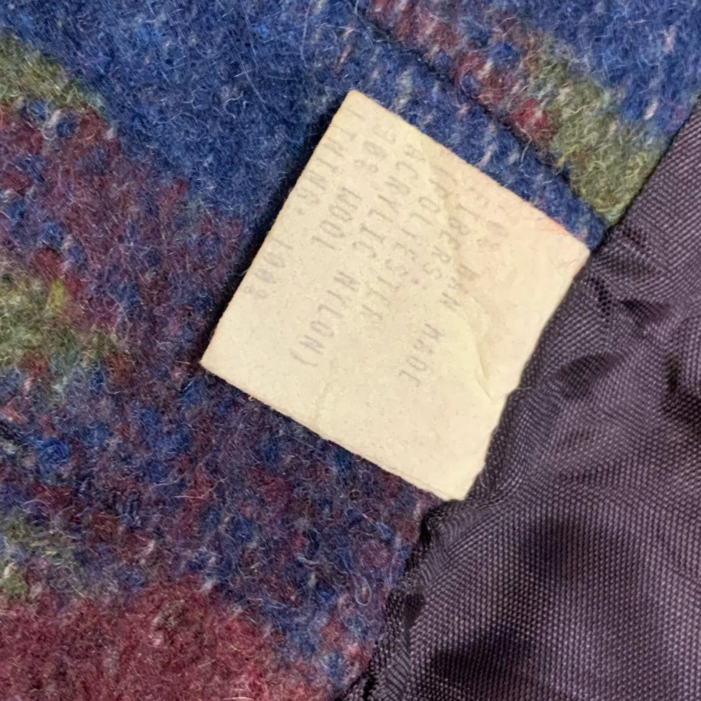 Vtg 'Jofeld' Womens Aztec Print Purple Blue Multicoloured Southwestern Coat M