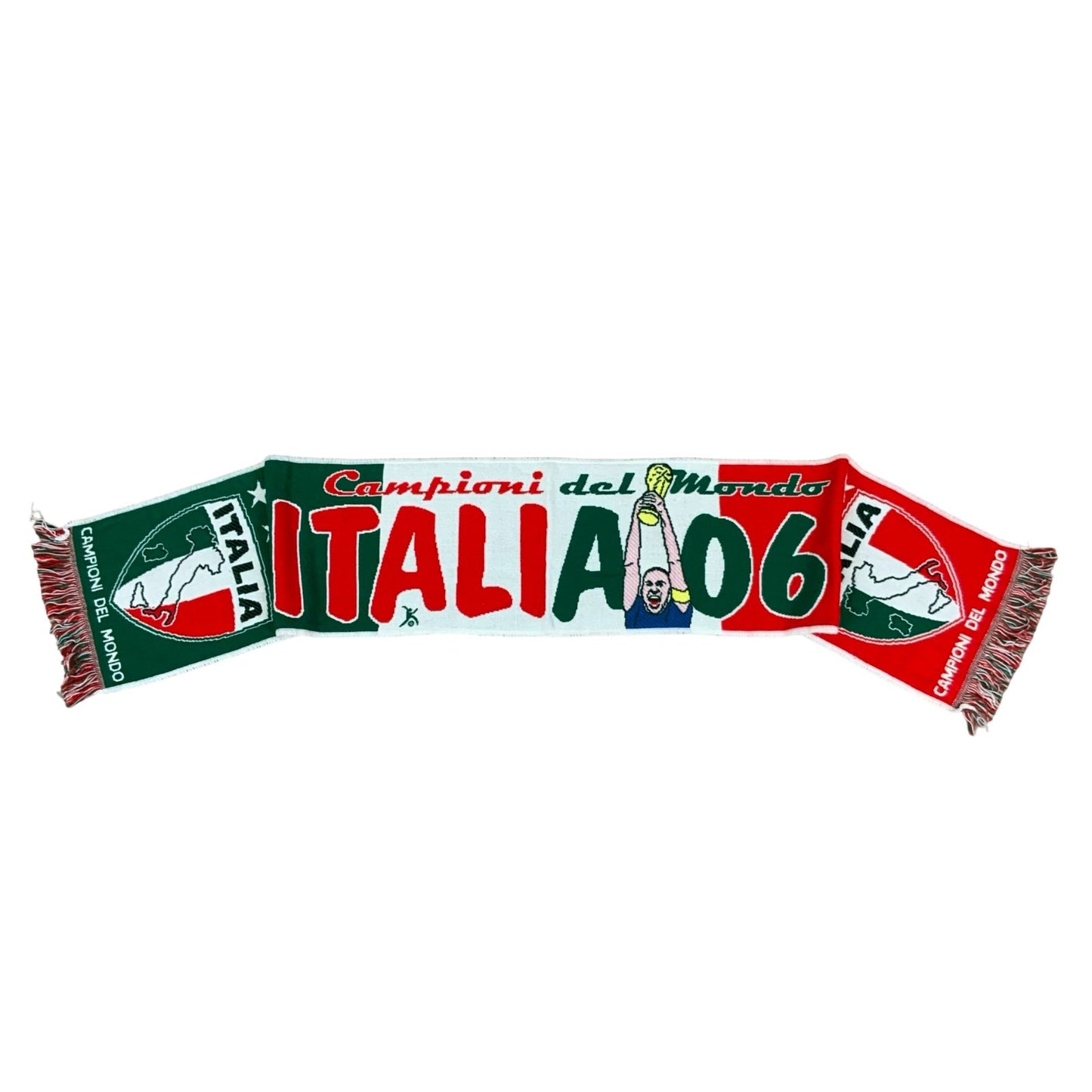 2006 Italia Campioni del Mondo Football Scarf World Cup Fabio Cannavaro