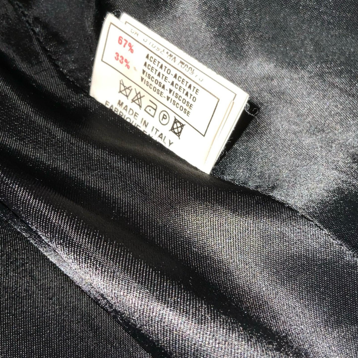 Vtg 'Miss Sixty' Black Italian Sharp Fit Petite Warm Wool Winter Long Coat UK 8