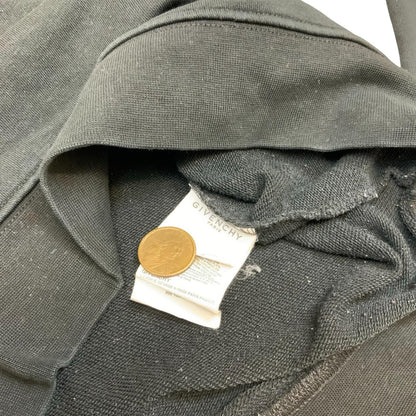 Y2K Black Givenchy Designer Embroidered Stars Crewneck Sweatshirt Medium