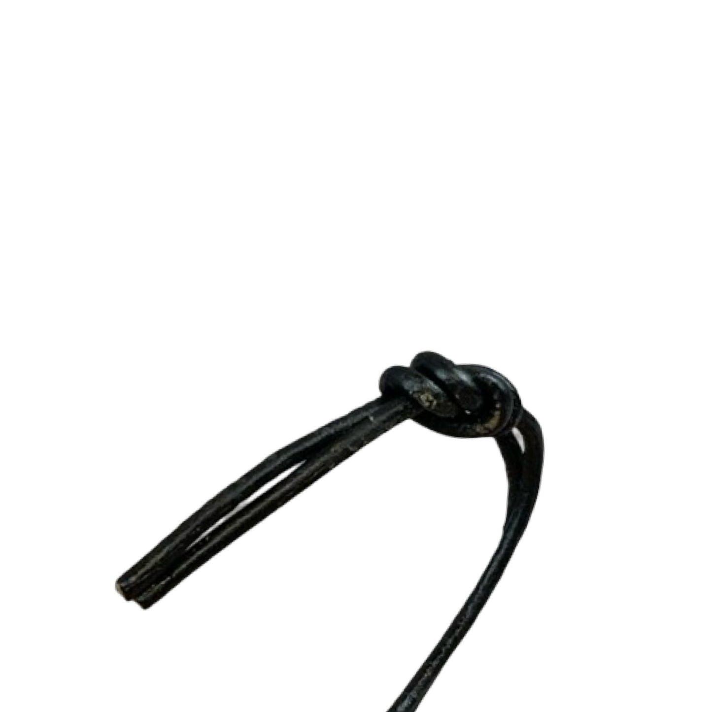 Vintage Deadstock 90s Y2K Large Metal Celtic Cross Crucifix Thong Necklace