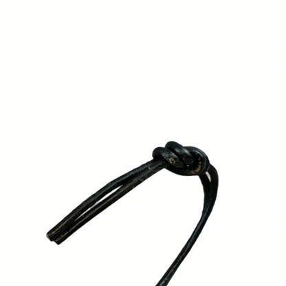 Vintage Deadstock 90s Y2K Large Metal Celtic Cross Crucifix Thong Necklace