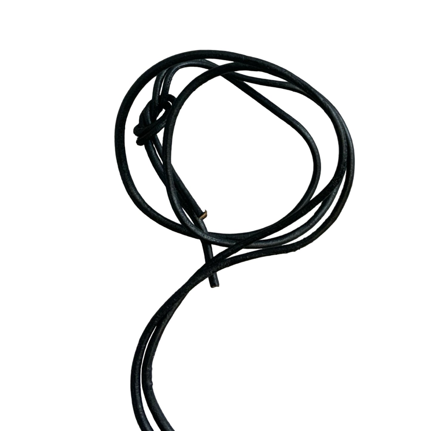 Vintage Deadstock 90s Y2K Large Metal Celtic Cross Crucifix Thong Necklace