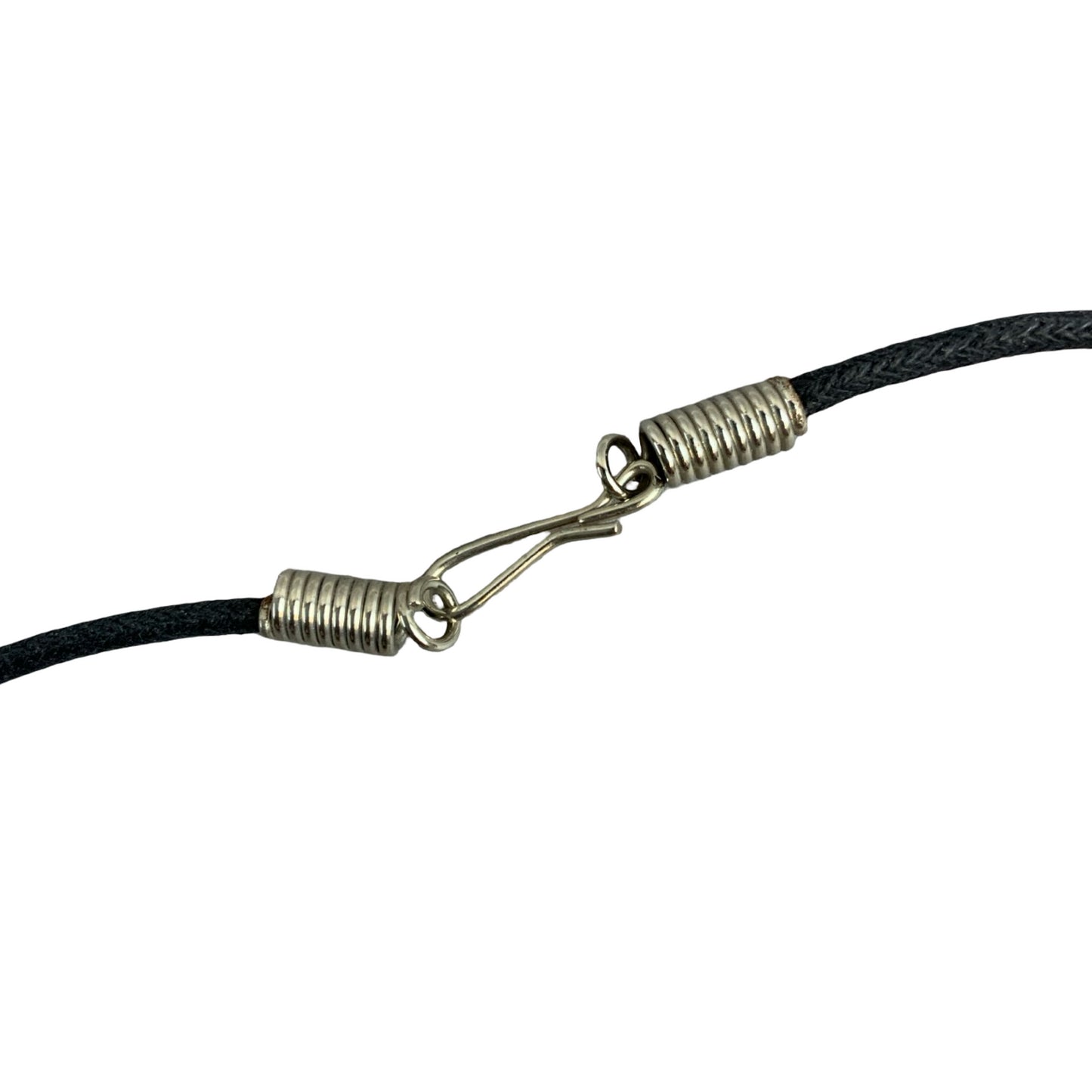 Vintage Deadstock 90s Y2K Purple Letter 'W' Initial Fairy Gem Thong Necklace