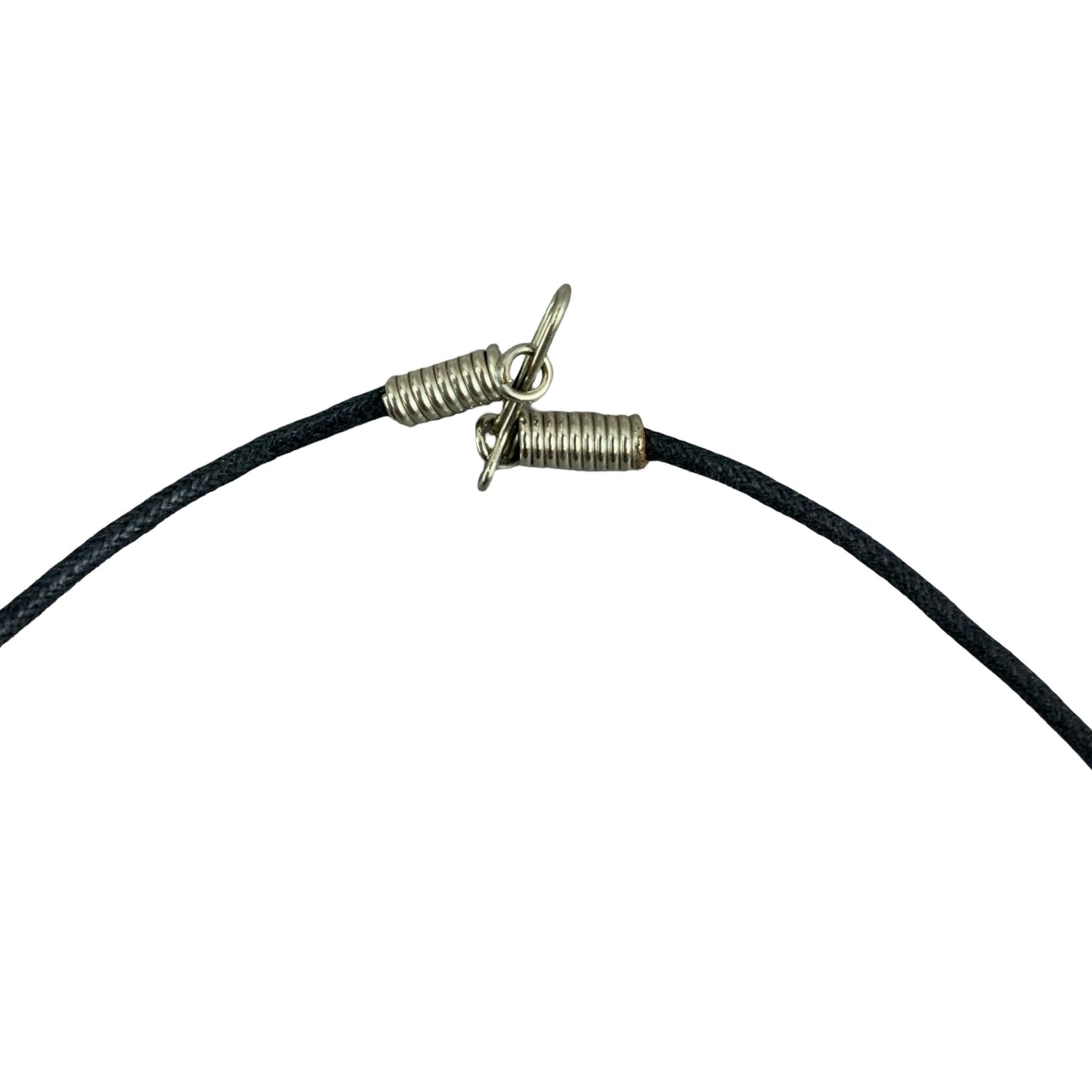 Vintage Deadstock 90s Y2K Clear Letter 'W' Initial Fairy Gem Thong Necklace