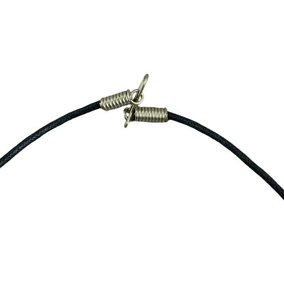 Vintage Deadstock 90s Y2K Clear Letter 'W' Initial Fairy Gem Thong Necklace