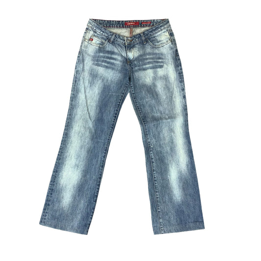 Y2K 'Miss Sixty' Blue Straight Tommy Low Rise Bootcut Denim Jeans 29W 28L