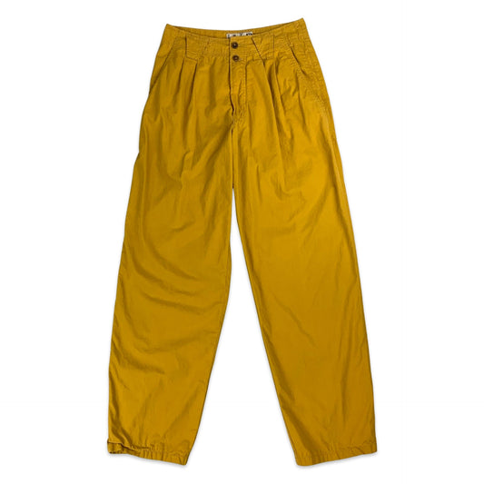 Vintage Mustard Yellow Wide Leg Trousers 6 8