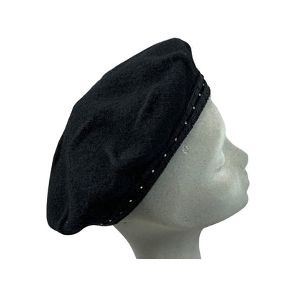 Vintage Black Beret