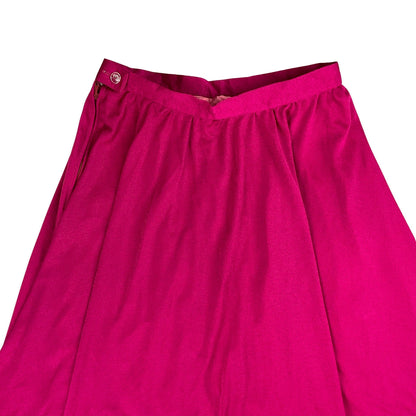 Vintage Hot Pink Midi Skirt 8