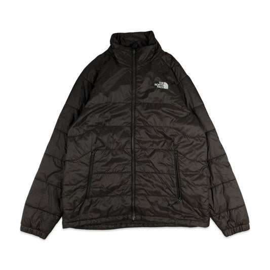 Vintage Y2K Preloved The North Face Brown Lightweight Puffer Jacket L