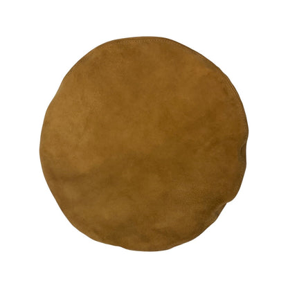 Vintage Tan Faux Suede Beret