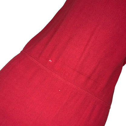 Vintage ‘UNO’ 90s Red Sleeveless Maxi Summer Dress 14 16 18