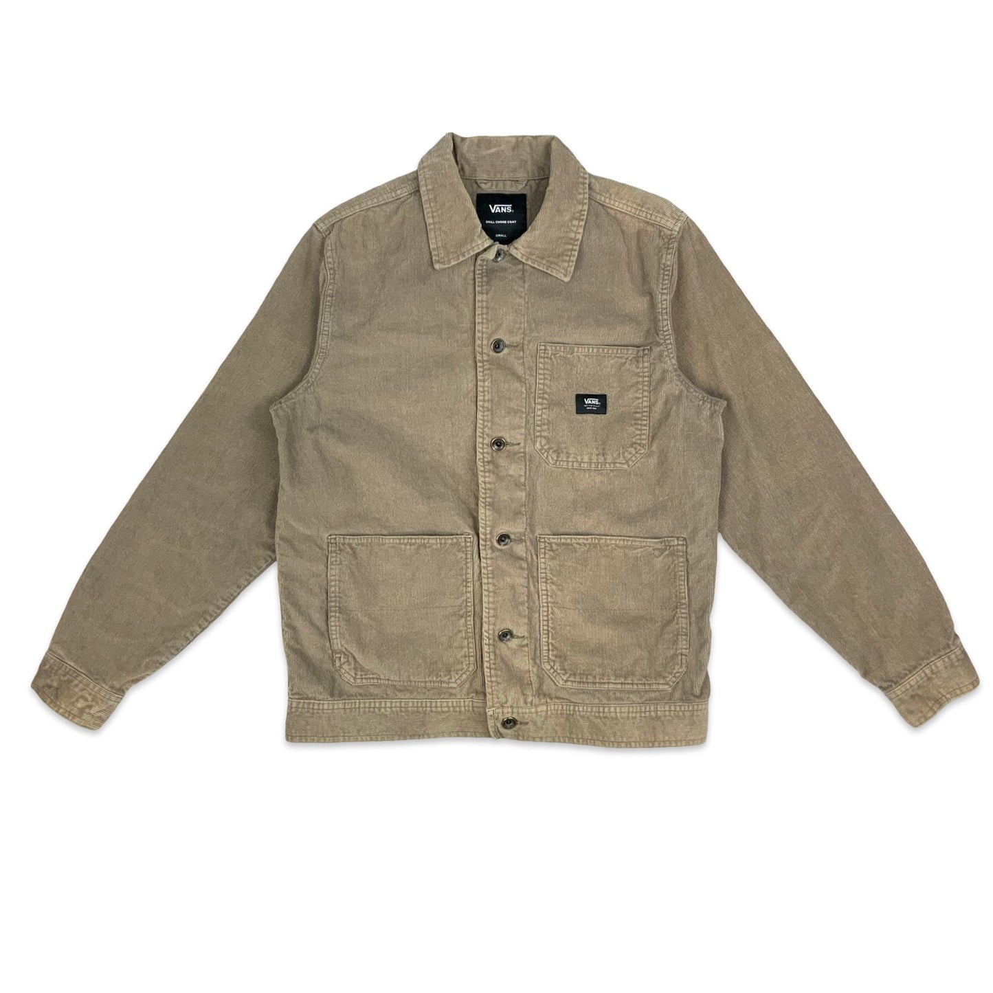 Preloved Beige Vans Corduroy Jacket S M