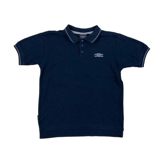 Vintage 'Umbro' Navy Blue Short Sleeve Polo Shirt S