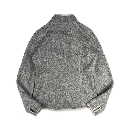 Vintage Y2K Preloved The North Face Grey Zip-up Fleece 10 12 14