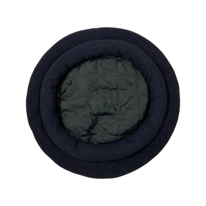 Vintage 80s Navy Blue Beret