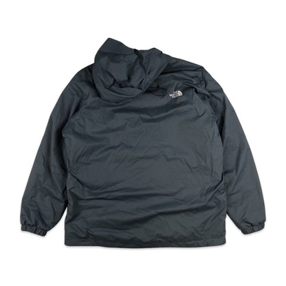 Vintage Y2K Preloved The North Face Grey Hooded Jacket 3XL