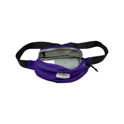 Vintage Purple Multi-pocket Bum Bag