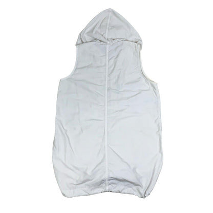 Vintage 90s Y2K ‘Miss Etam’ White Cargo Hooded Mini Dress 12 14