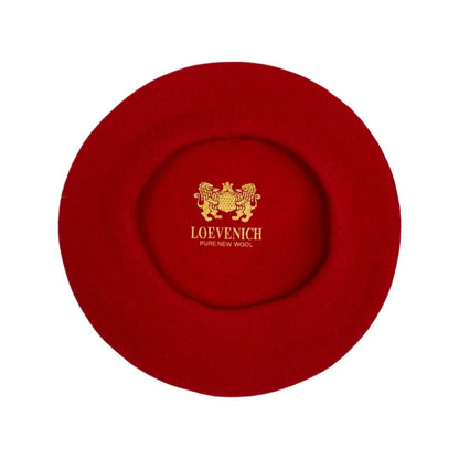 Vintage Loevnich Red Beret