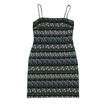 90s Floral Fitted Dress